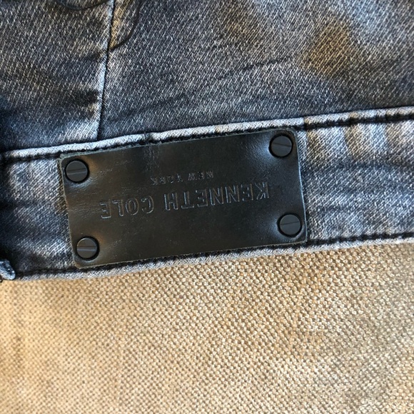 Kenneth Cole black acid wash denim pants 33 x 30 - Picture 3 of 4